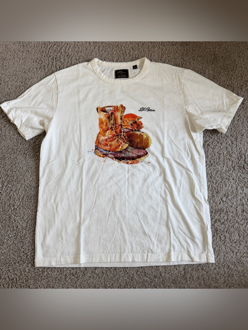 Todd Snyder x LL Beam Boots Short Sleeve Tee T Shirt